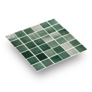 Venecitas Euro 5x5 Verde Oscuro Niebla